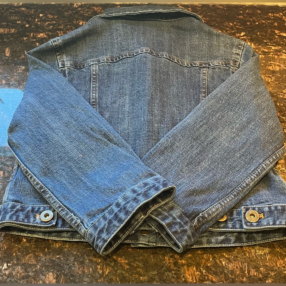 Miu Miu Cropped Stretch Denim Jacket - Size 36 - Picture 7 of 17